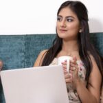 macbook, girl, young, female, friends, portrait, smile, camera, smartphone, person, attractive, women, tongue, fun, makeup, happy, coffee cup, smiling, hair, face, lips, indian, iphone, coffee, mug, caffeine